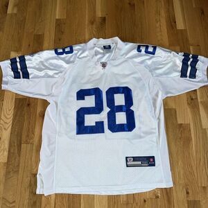 Dallas Cowboys #28 Felix Jones‎ NFL Equipment White Reebok Jersey Size 50. NWOT